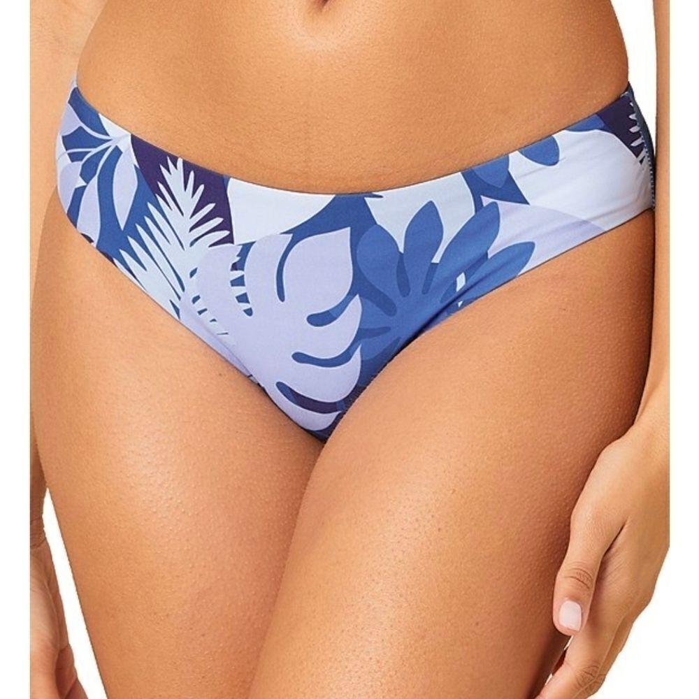 Splendid Party Palm Reversible Retro Hipster Swim Bottom bikini size small